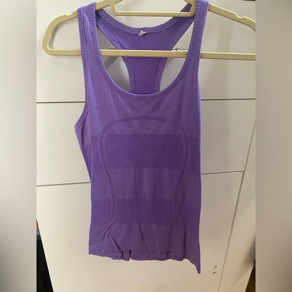 Lululemon  racer back tank top purple